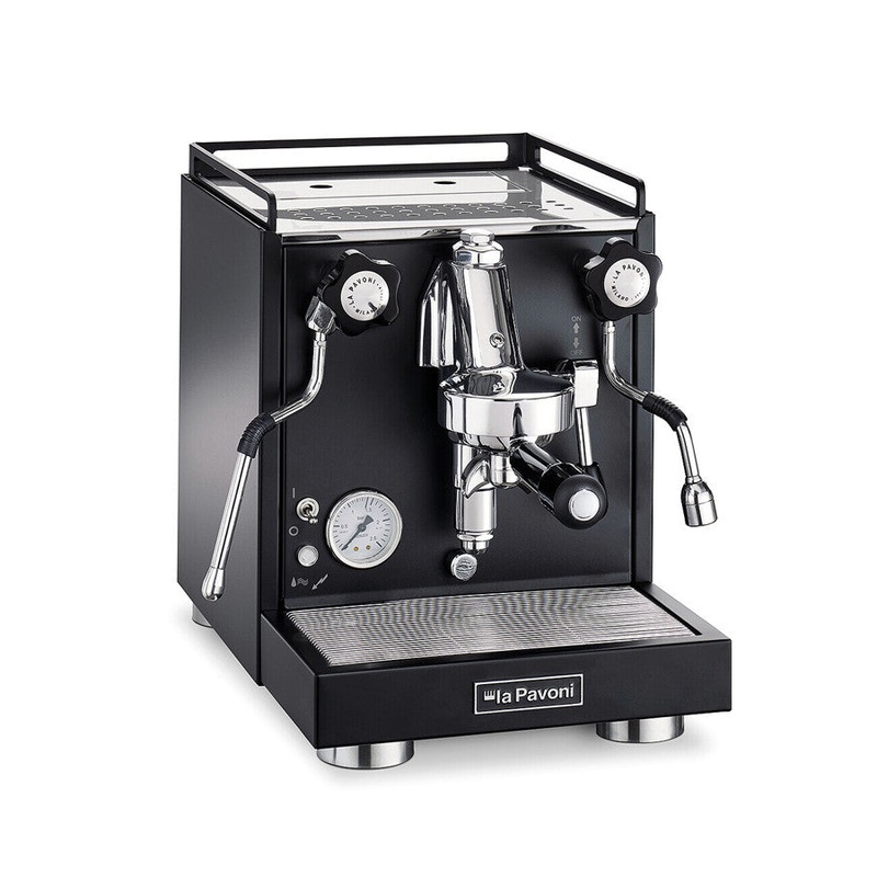 La Pavoni Cellini Classic Semi-professional Domestic Coffee Machine Matte Black LPSCCB01UK