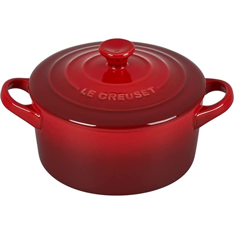 Le Creuset 14 oz. Stoneware Mini Round Cocotte – Cerise