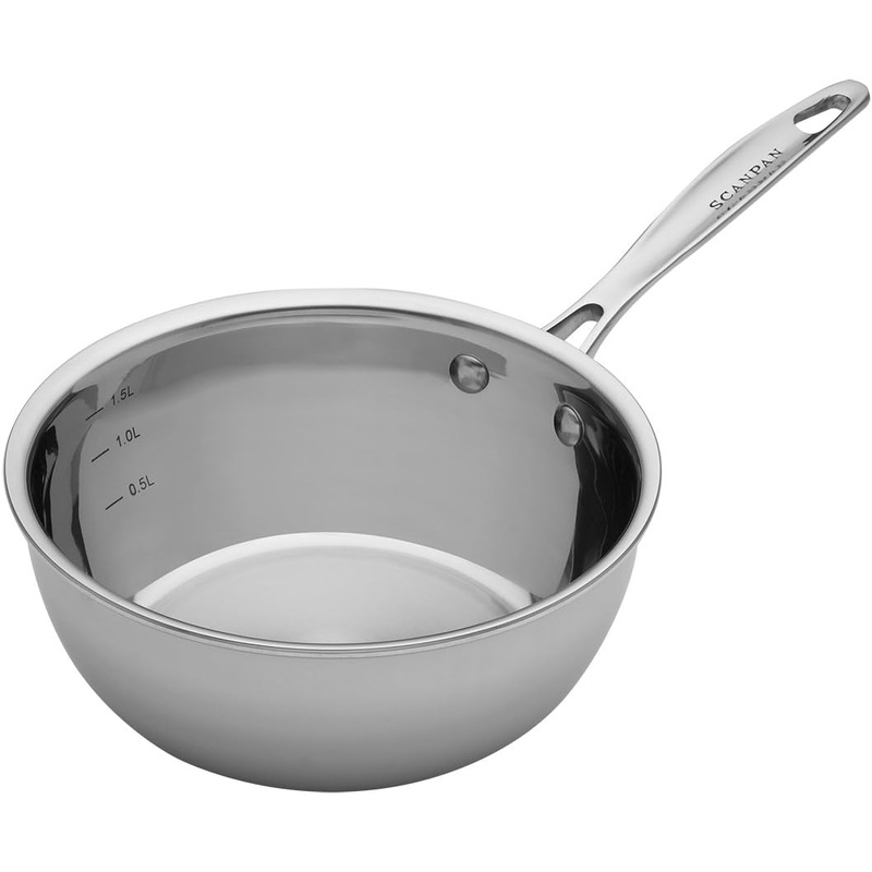 Scanpan Fusion 5 – 8″/2 Qt. Stainless Sauteuse