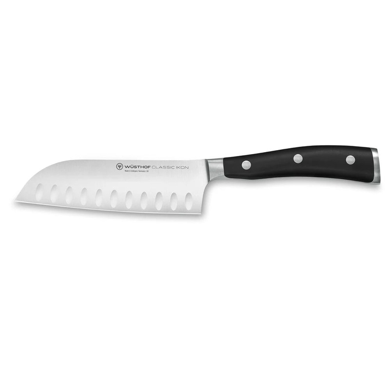 Wusthof 5″ Classic Ikon Hollow Edge Santoku Knife