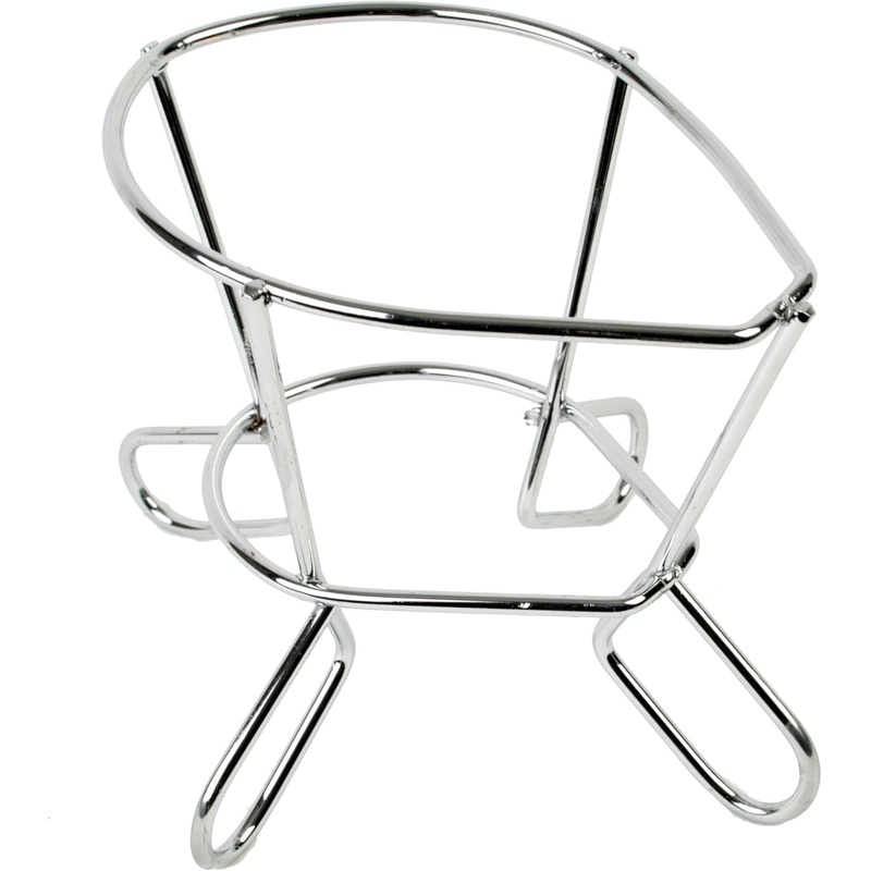 8-1/2″ x 7-1/4″ x 6″ Wire Ham Holder Chrome Plated – Roasting Wire Spiral Ham Holder Roasting Rack For Ham Cooling Drying Rack Kitchen Rack Great for Cooking Roasting
