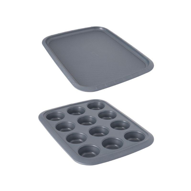BergHOFF GEM Non-Stick 2Pc Dessert Set, Large