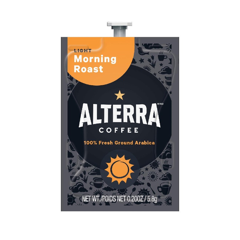 Flavia Alterra Morning Roast Light Roast Coffee Freshpacks (Case of 100)