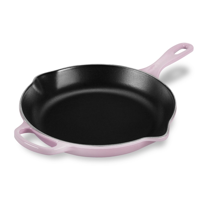 Le Creuset Signature Cast Iron 10.25″ Shallot Iron Handle Skillet