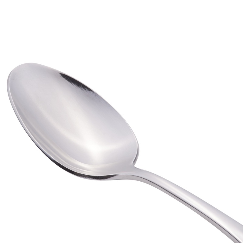 World Tableware 213 002 Baguette 7 1/4″ 18/0 Stainless Steel Heavy Weight Dessert Spoon – 12/Pack