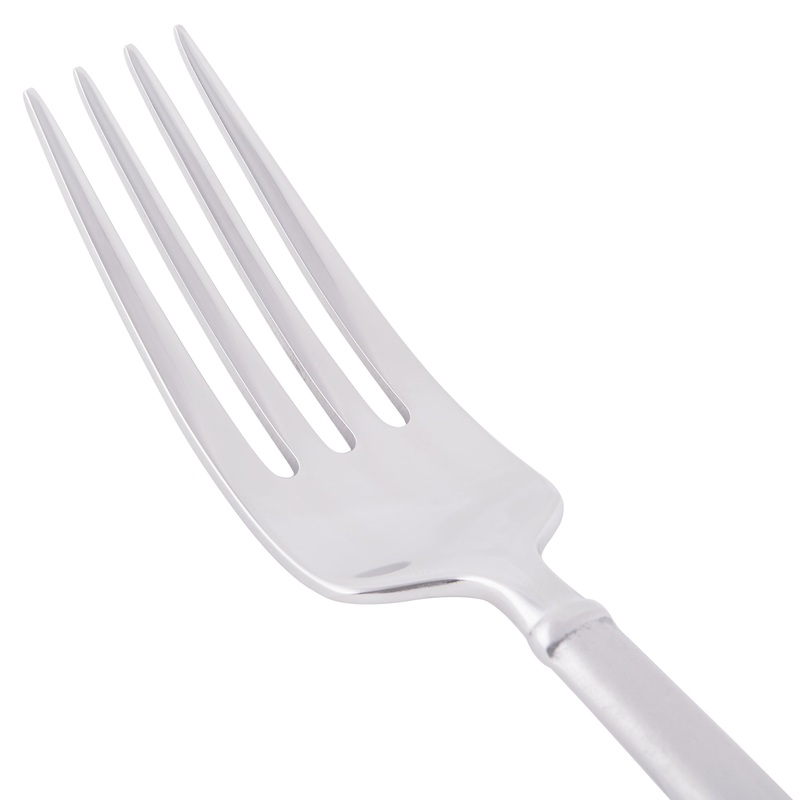 World Tableware 992 030 Cimarron 18/8 Extra Heavy Weight Stainless Steel 7 5/8″ Utility Fork – 12/Pack