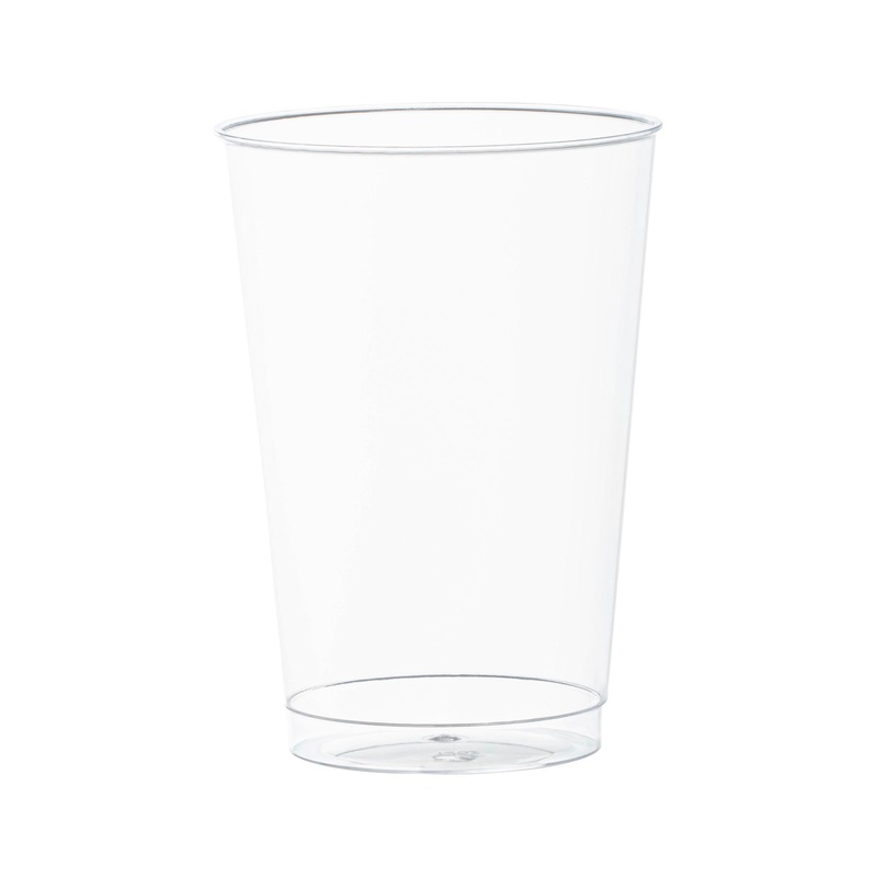12 oz. Clear White Disposable Plastic Party Cups
