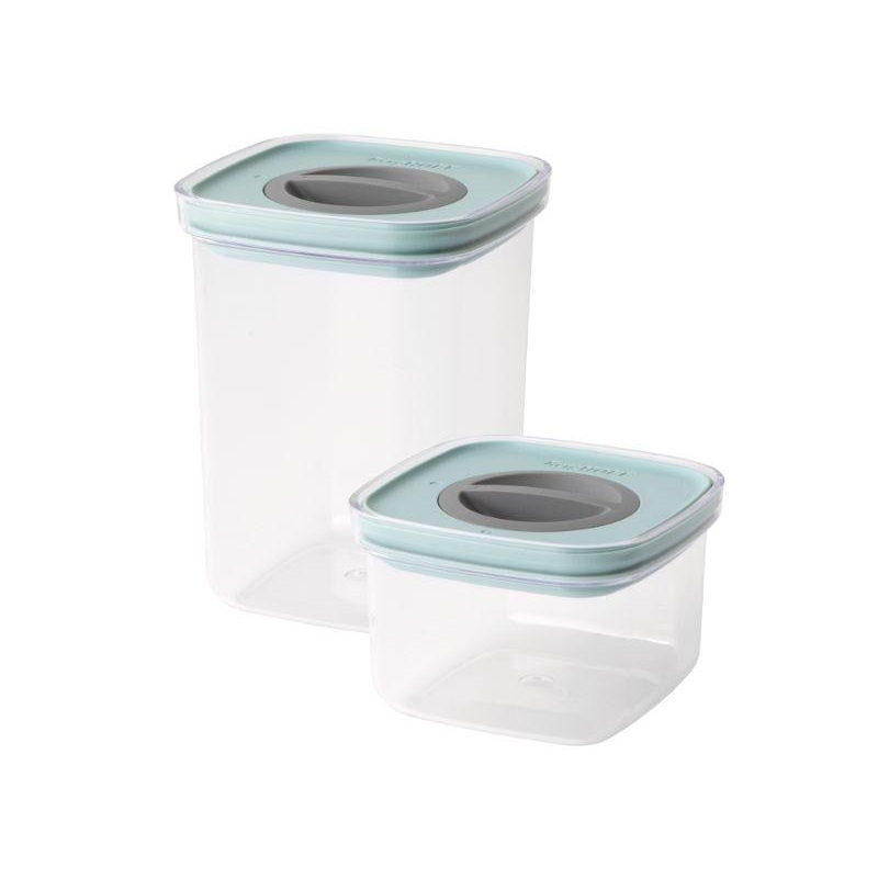 BergHOFF Leo 2 Pc Smart Seal Food Container Set, Green