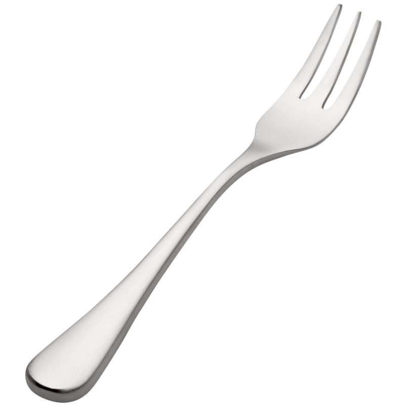 Bon Chef S4108 Como Satin Finish 5 1/2″ 18/10 Extra Heavy Weight Stainless Steel Oyster Fork – 12/Pack