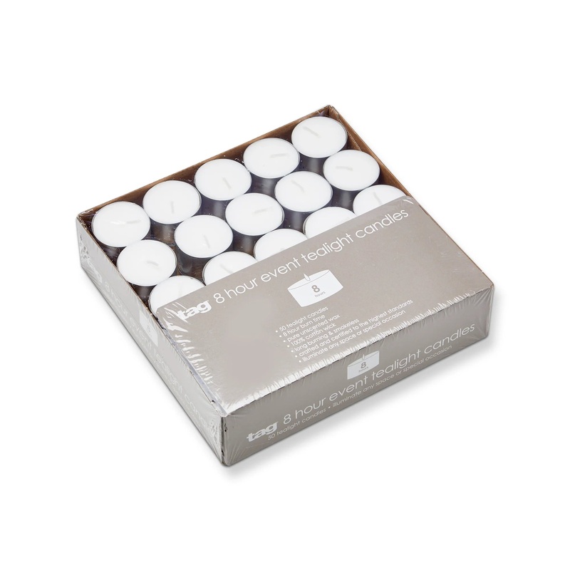 Color Studio 8 Hr Event Tealight Candle Set Of 50