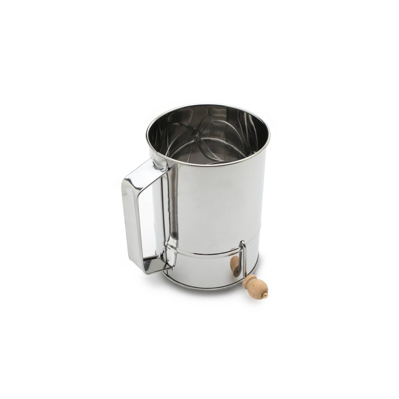 Flour Sifter, 4-Cup, 5.75″ x 5.75″ x 6.25″