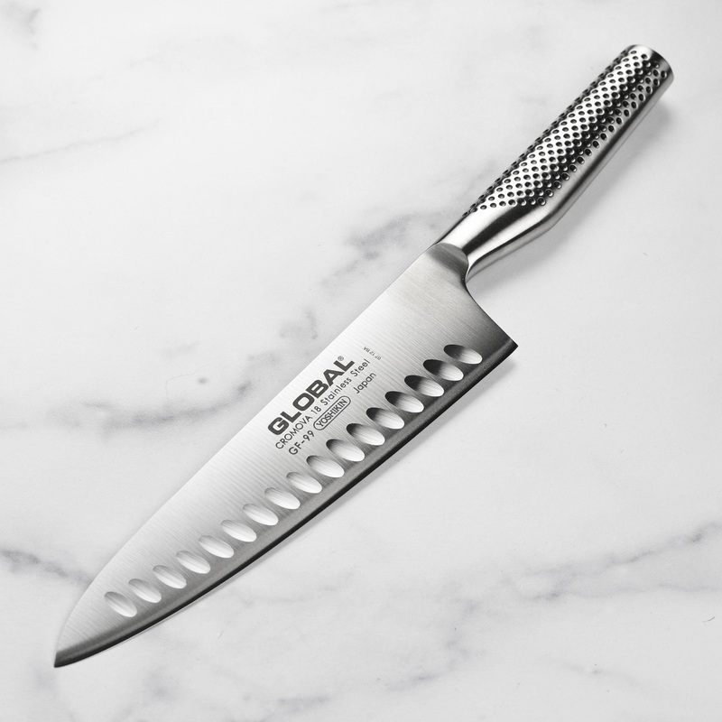 Global Model X 8″ Hollow Edge Chef’s Knife