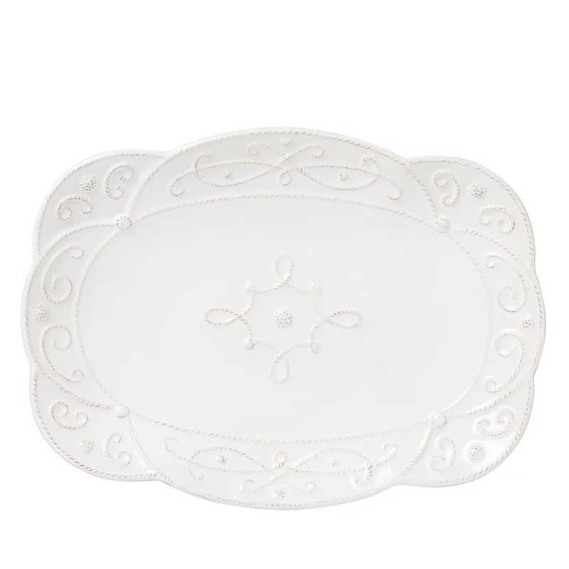 Juliska Jardins du Monde 15″ Platter – Whitewash