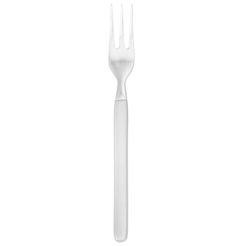 Walco S2515 Frosted Vogue 5 9/16″ 18/10 Stainless Steel Extra Heavy Weight Cocktail Fork – 12/Pack