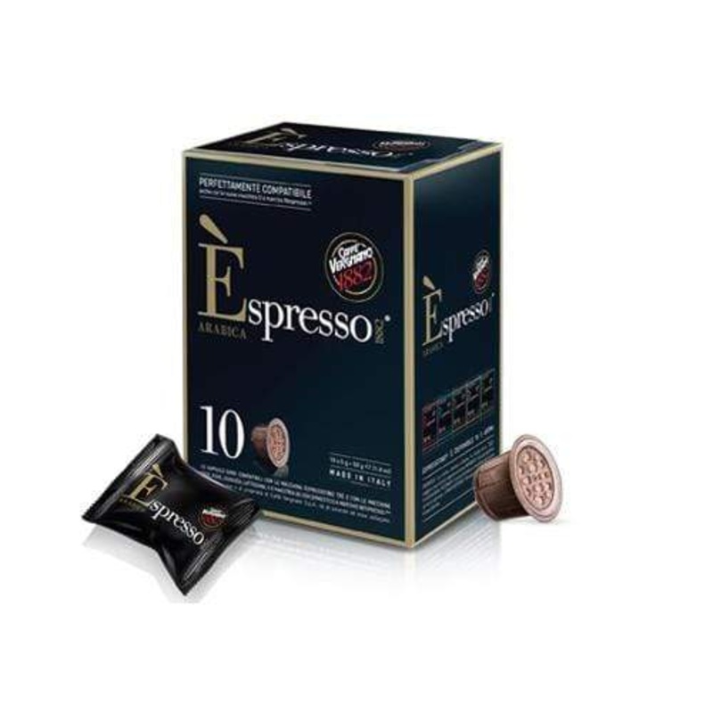 Caffe Vergnano Arabica Espresso Capsules – 10 Count