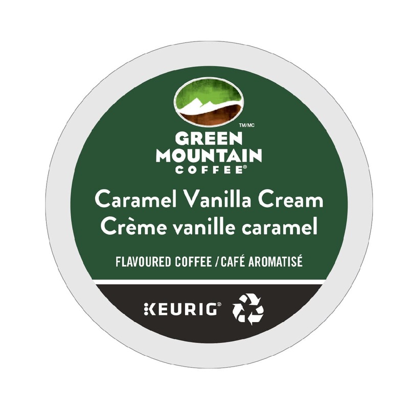 Green Mountain Caramel Vanilla Cream K-Cup Recyclable Pods (Case of 96)