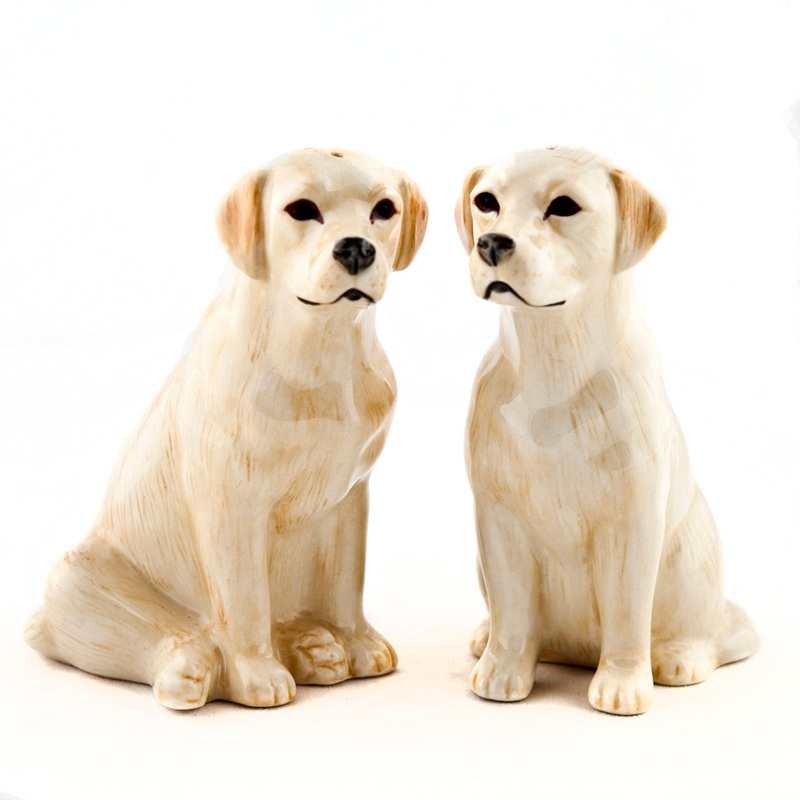 Quail Ceramics Golden Labrador Salt and Pepper