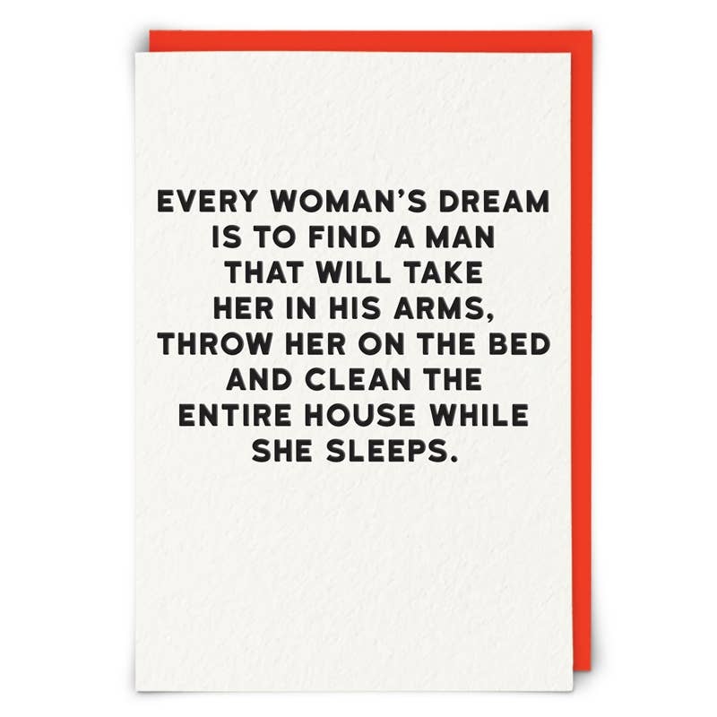 Redback Womens Dream Greeting Card