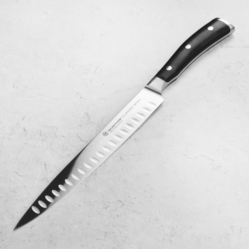 Wusthof Classic Ikon 9″ Hollow Edge Carving Knife