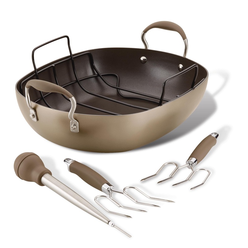 Anolon Advanced Home 16″ x 13″ Roaster Set