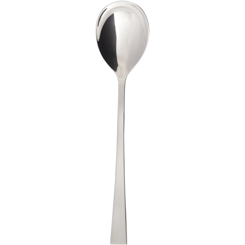 Arcoroc FJ806 Latham Sand 7″ 18/10 Extra Heavy Weight Stainless Steel Dessert Spoon by Arc Cardinal – 12/Pack