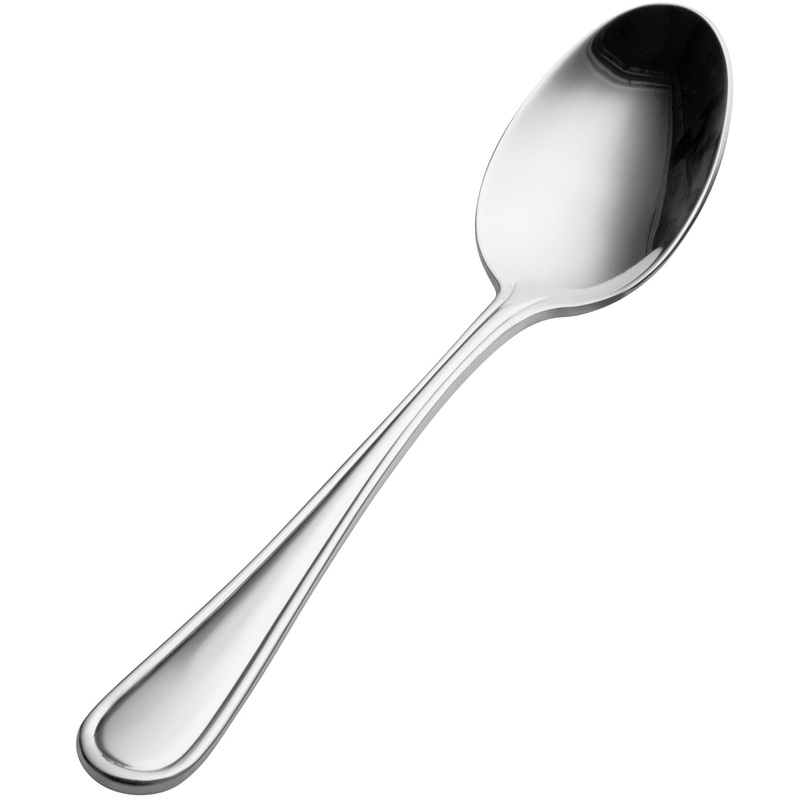 Bon Chef S304 Tuscany 8 9/16″ 18/10 Stainless Steel Extra Heavy Tablespoon / Serving Spoon – 12/Pack