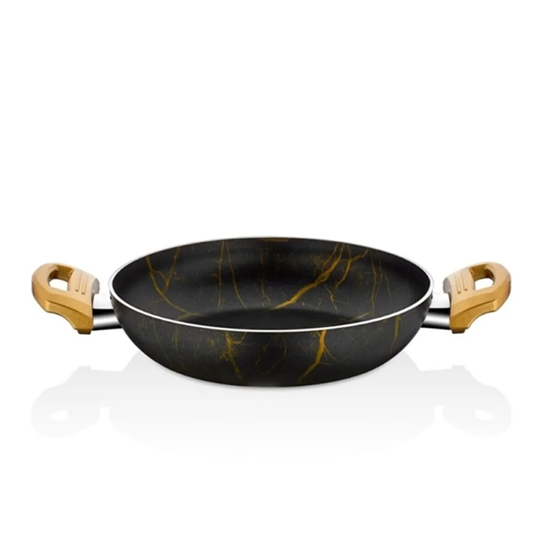 Cem Gold Marble Egg Pan with Ergonomic Dual Handles