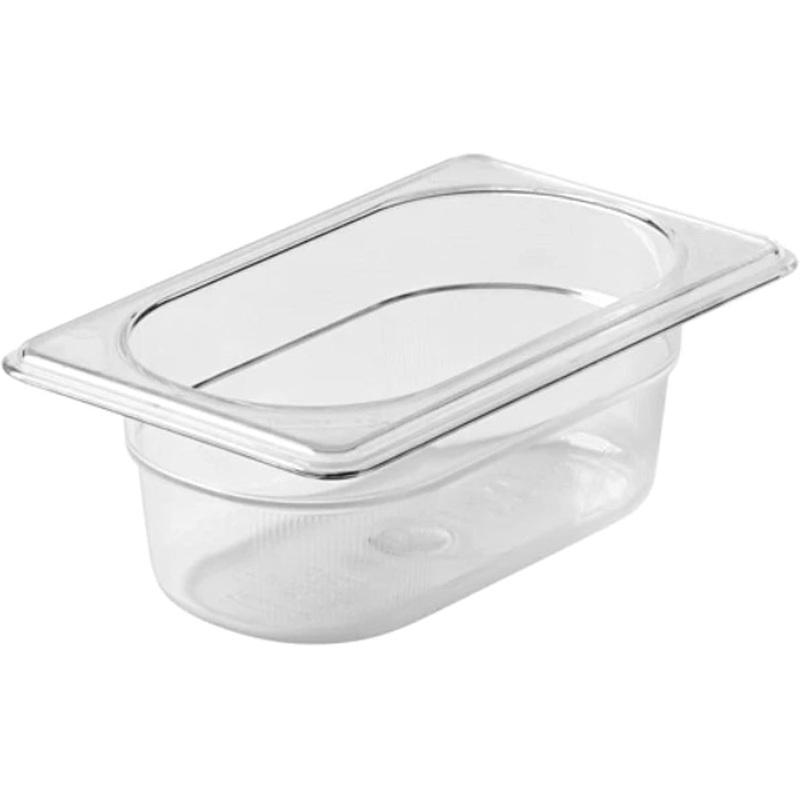 Deep Food Pan Polycarbonate – Food Storage Containers Commercial Hotel Plastic Food Pans Catering Buffets and Restaurants for Fruits Vegetables Beans Corns