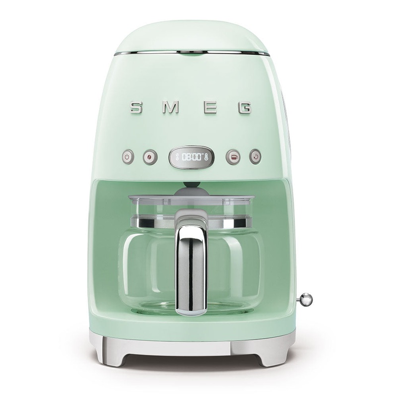Smeg 50’s Retro Style Aesthetic Pastel Green Drip Coffee Machine