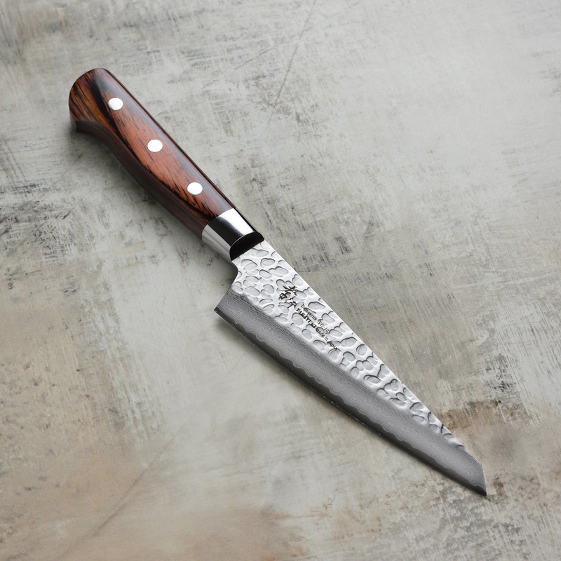 Takayuki Hammered Damascus 5.9″ Honesuki