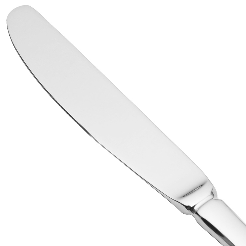 Walco 9445 Lancer 8 13/16″ 18/10 Stainless Steel Extra Heavy Weight Dinner Knife – 12/Pack