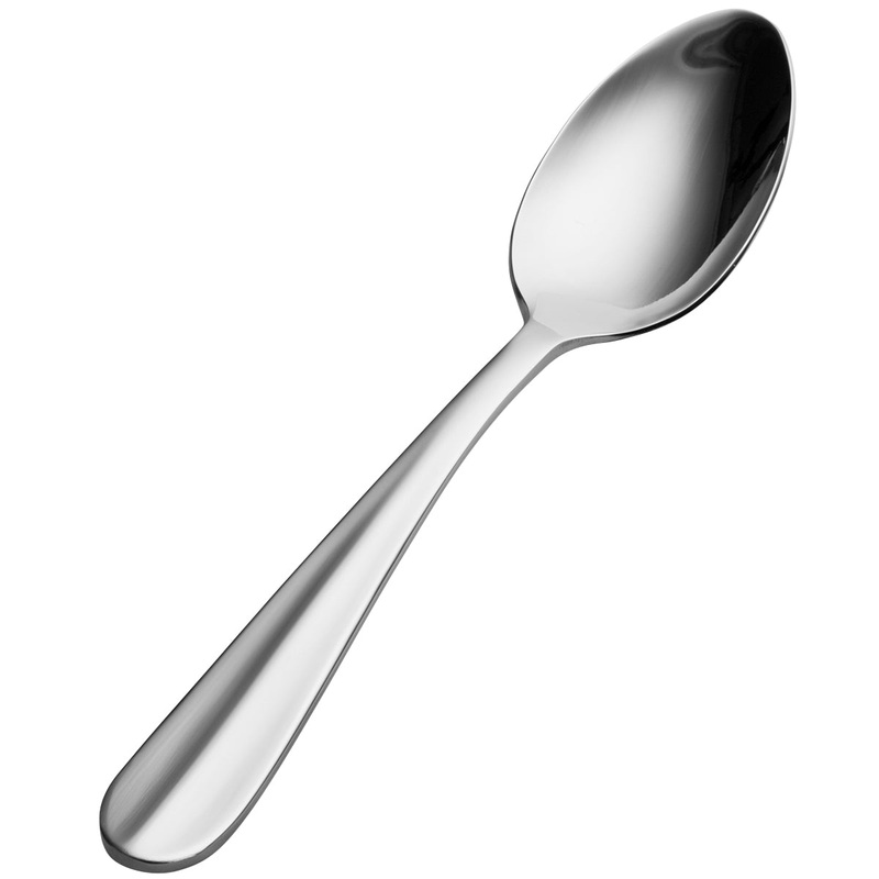 Bon Chef S100 Monroe 5 15/16″ 18/10 Stainless Steel Extra Heavy Teaspoon – 12/Pack