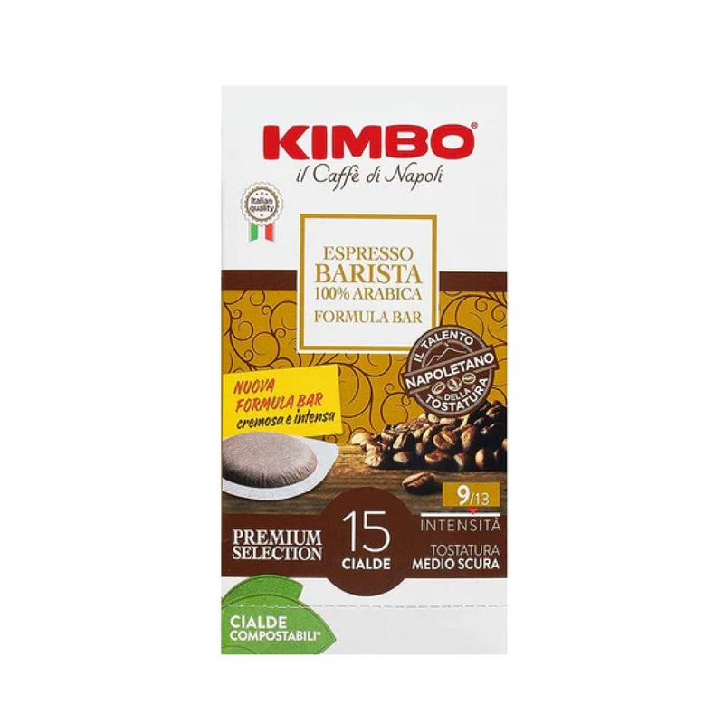 Kimbo 100% Arabica Compostable ESE Pods – 15 Ct
