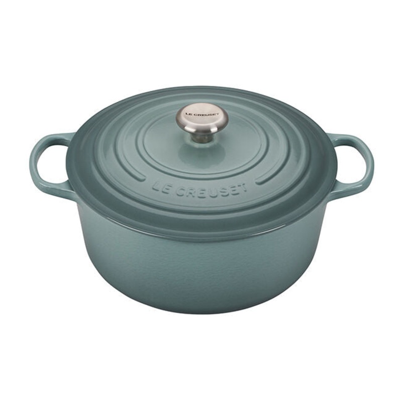 Le Creuset – 7.25 Qt Signature Round – Sea Salt