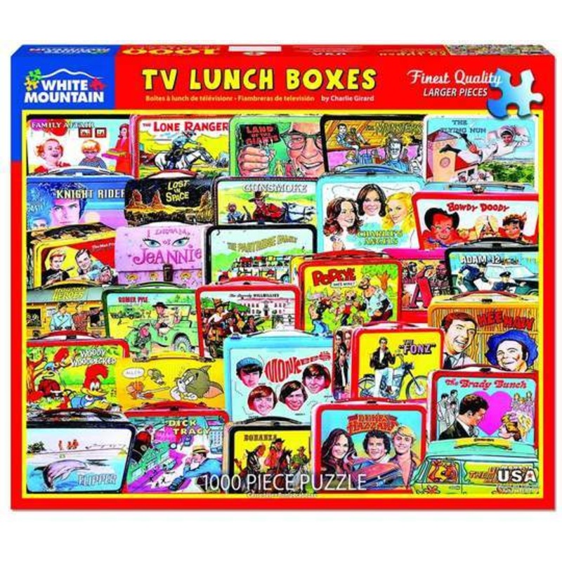 TV Lunch Boxes, 1,000 Piece Puzzle