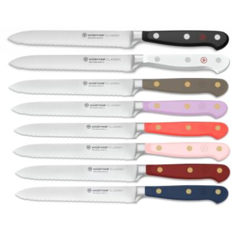 Wusthof Classic – 5″ Serrated Utility Knife – Color Options & Engraving Available