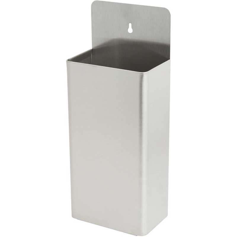 5-3/4″ x 10″ Stainless Steel Wall Mounted Bottle Cap Catcher with Smooth Back Notch – Bottle Cap Catcher Collector Bottle Can Opener Tool for Home Kitchen Bar Coffee Shop