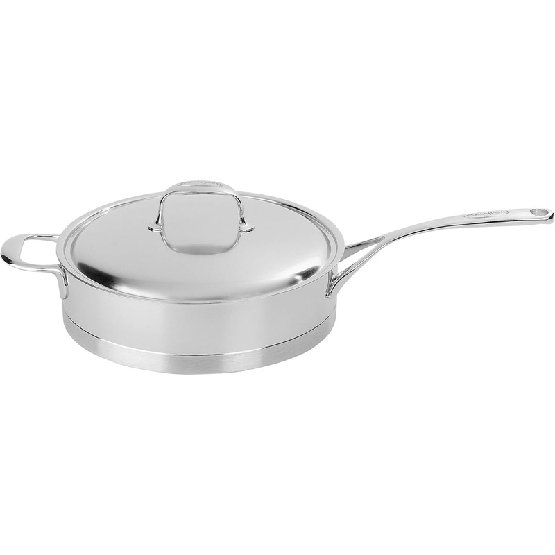 Demeyere Atlantis – 2.6 Qt. Stainless Steel Low Saute Pan w/Lid