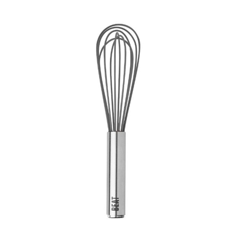 Tovolo 9″ Silicone Coated Stainless Steel Beat Whisk – Charcoal