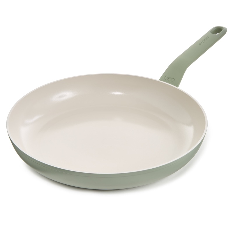 BergHOFF Balance Nonstick Ceramic Frying Pan 12″, Recycled Aluminum, Sage