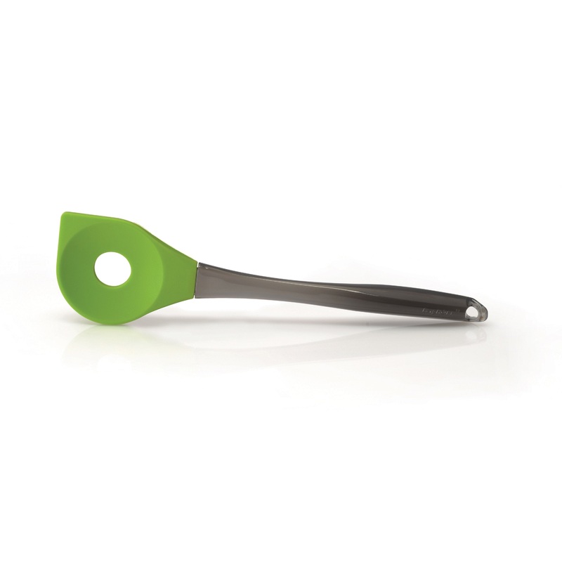 BergHOFF Geminis Silicone Salad Slotted Spoon, Green