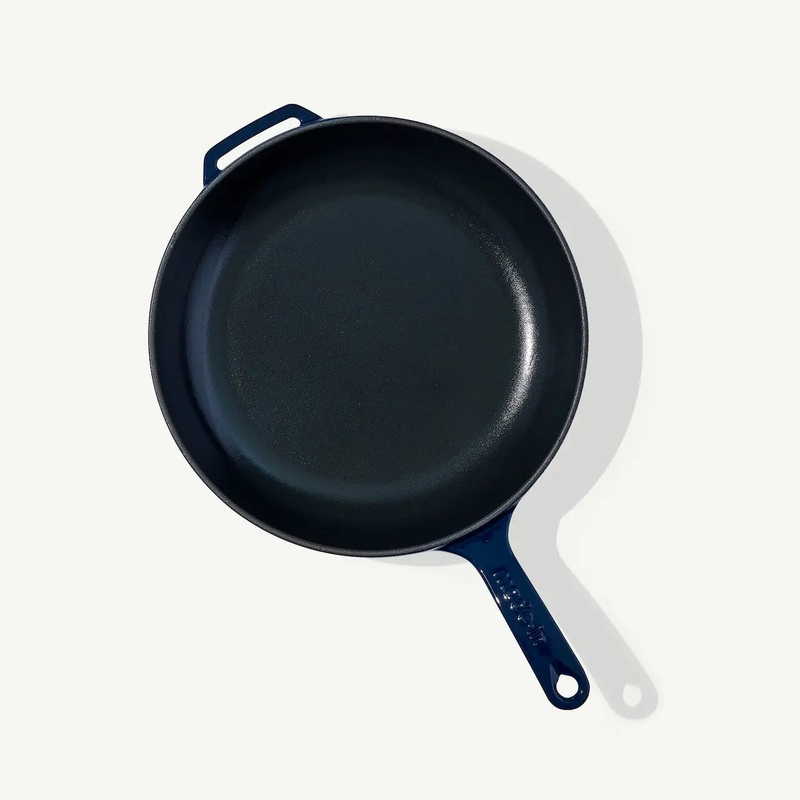 Enameled Cast Iron Skillet – Blue