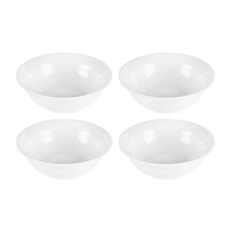 Porcelain Delta-Coupe dia.5.5″ h:1.75″ 10 oz. Round White Porcelain Bowl (Set of 4)