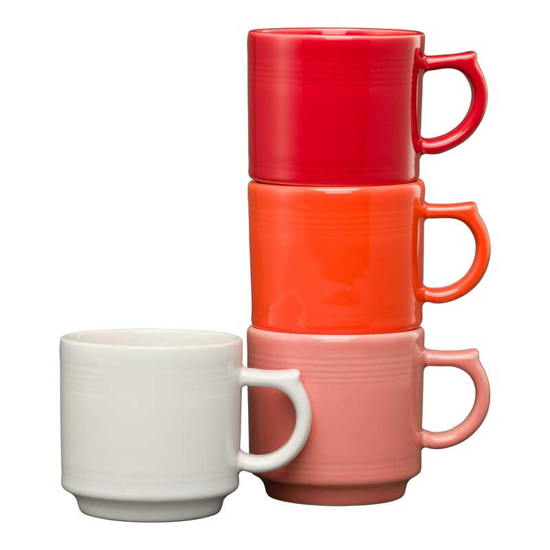Sunset Horizon 16 OZ Set of 4 Mixed Stackable Mug Set
