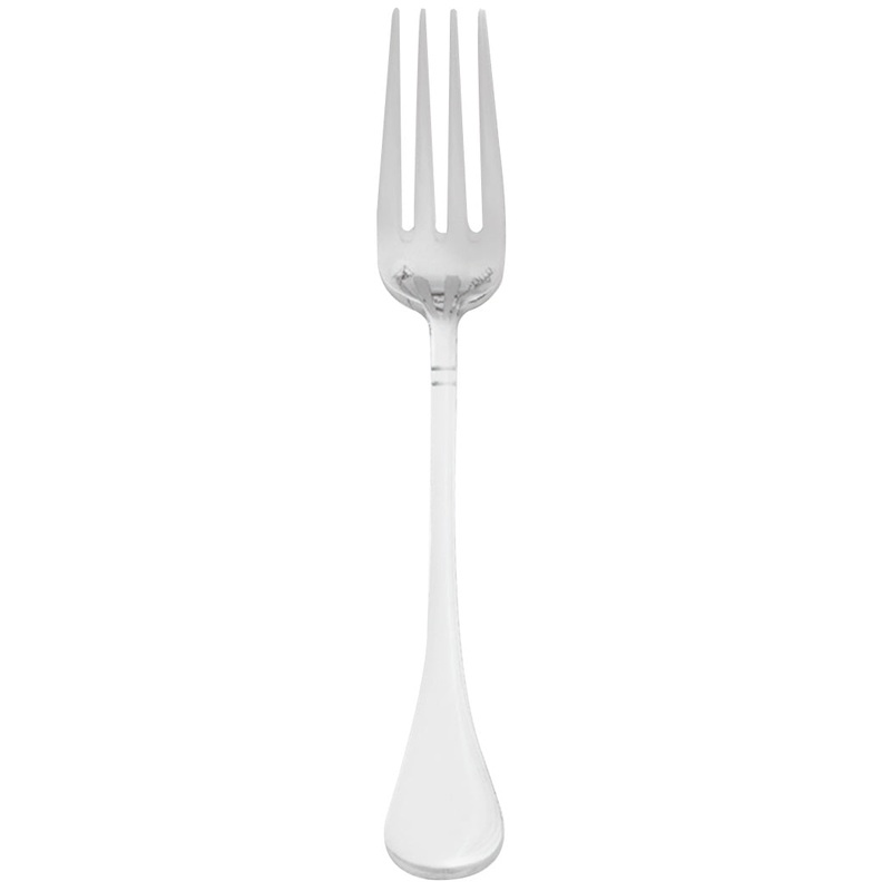 Walco 07051 Soho 8″ 18/10 Stainless Steel Extra Heavy Weight European Table Fork – 12/Pack