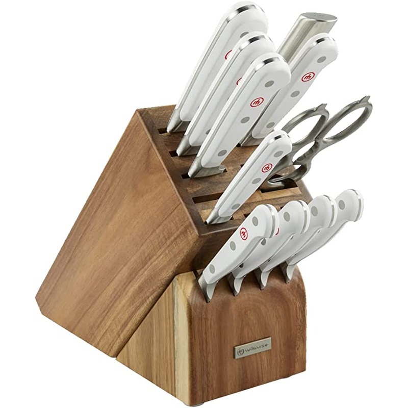 Wusthof Classic White – 12 Pc. Knife Block Set