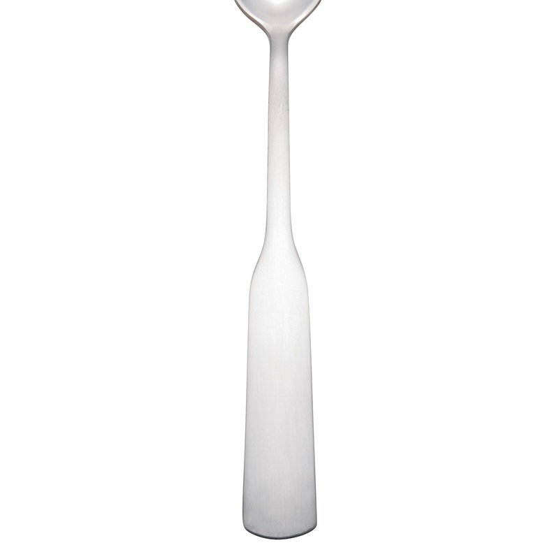 Acopa Bellwood 7 1/2″ 18/0 Stainless Steel Medium Weight Iced Tea Spoon – 12/Pack