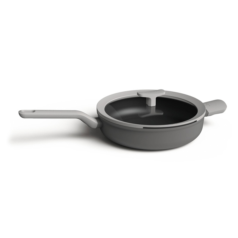 BergHOFF LEO Non-stick Cast Aluminum Saut Pan 10.25″, 3.2 qt., Grey