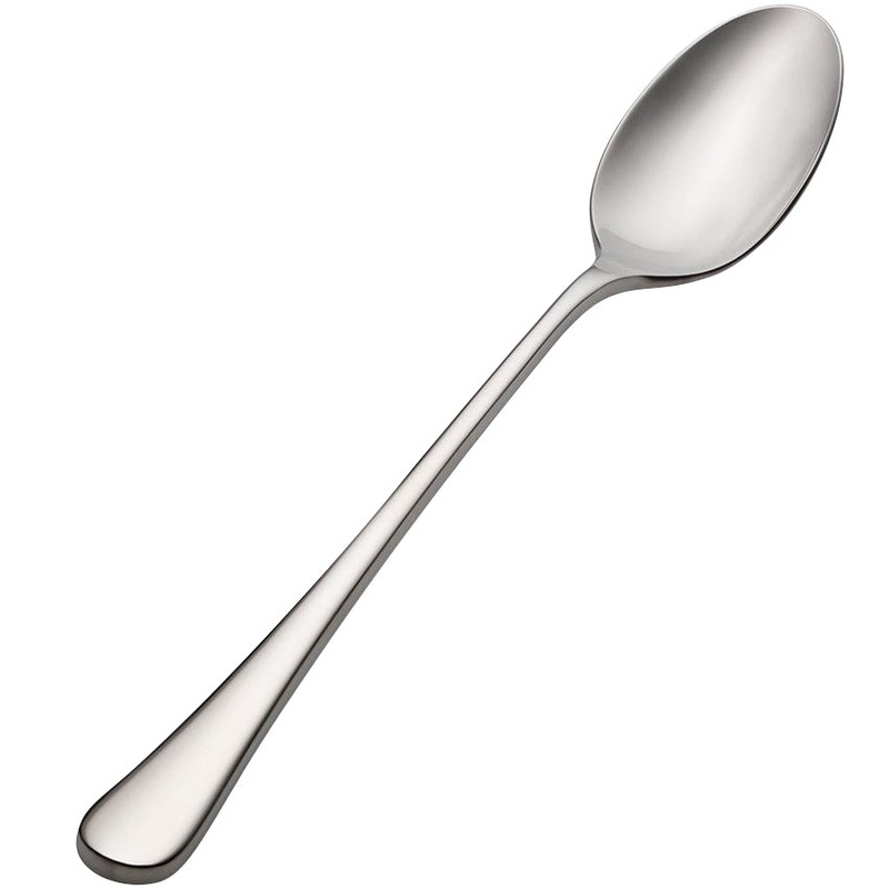 Bon Chef S4002 Como 7 7/8″ 18/10 Stainless Steel Extra Heavy Iced Tea Spoon – 12/Pack