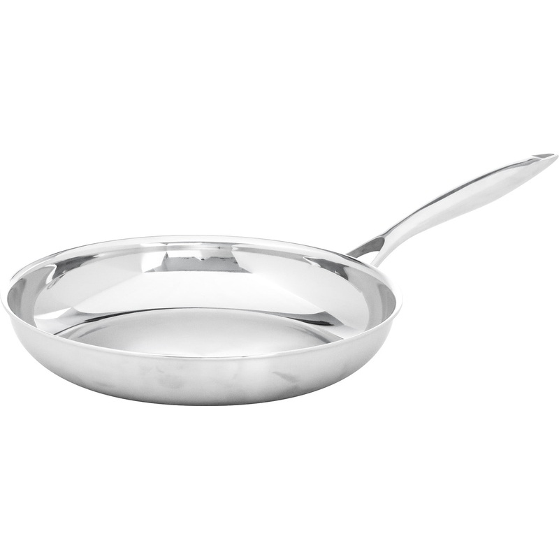 Frieling Black Cube Stainless Fry Pan, 11-Inch